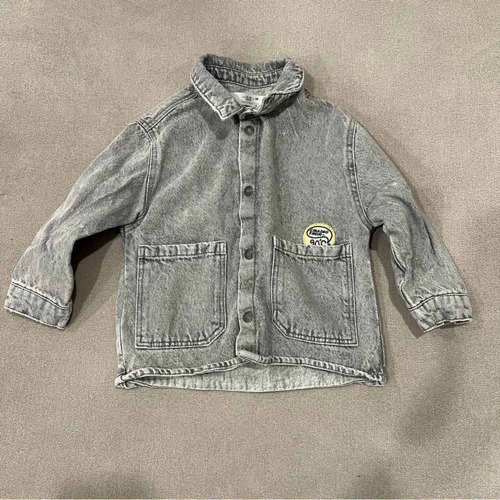 Baby boy denim button up
